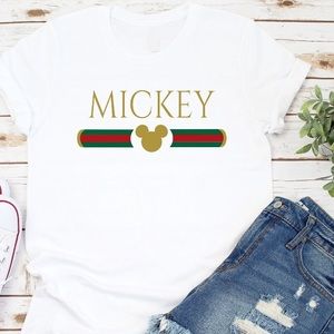 Mickey Mouse Designer-Inspired T-Shirt, Large